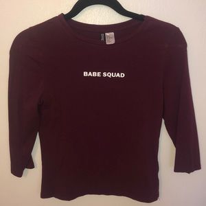 Babe squad tee